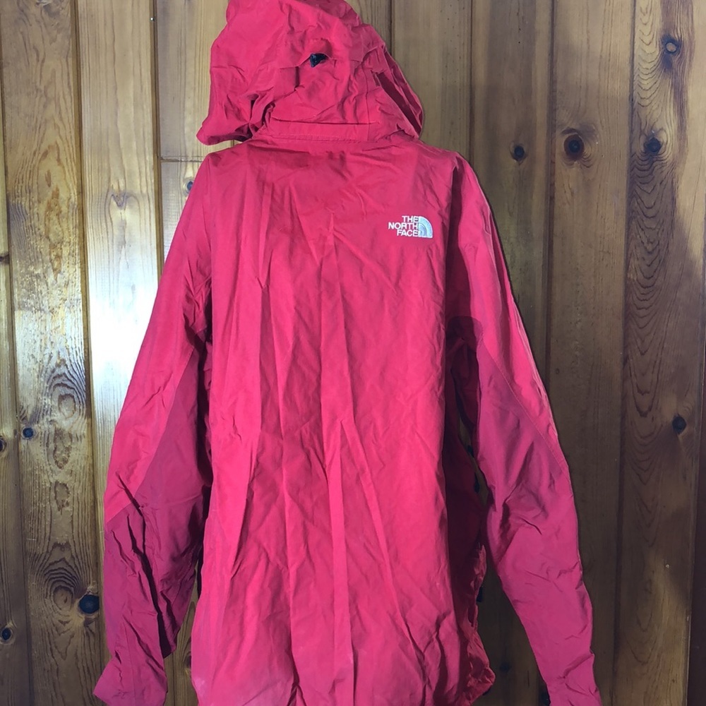 The north face men’s red jacket size large rain jacket outdoors hiking coat​ - Picture 9 of 9